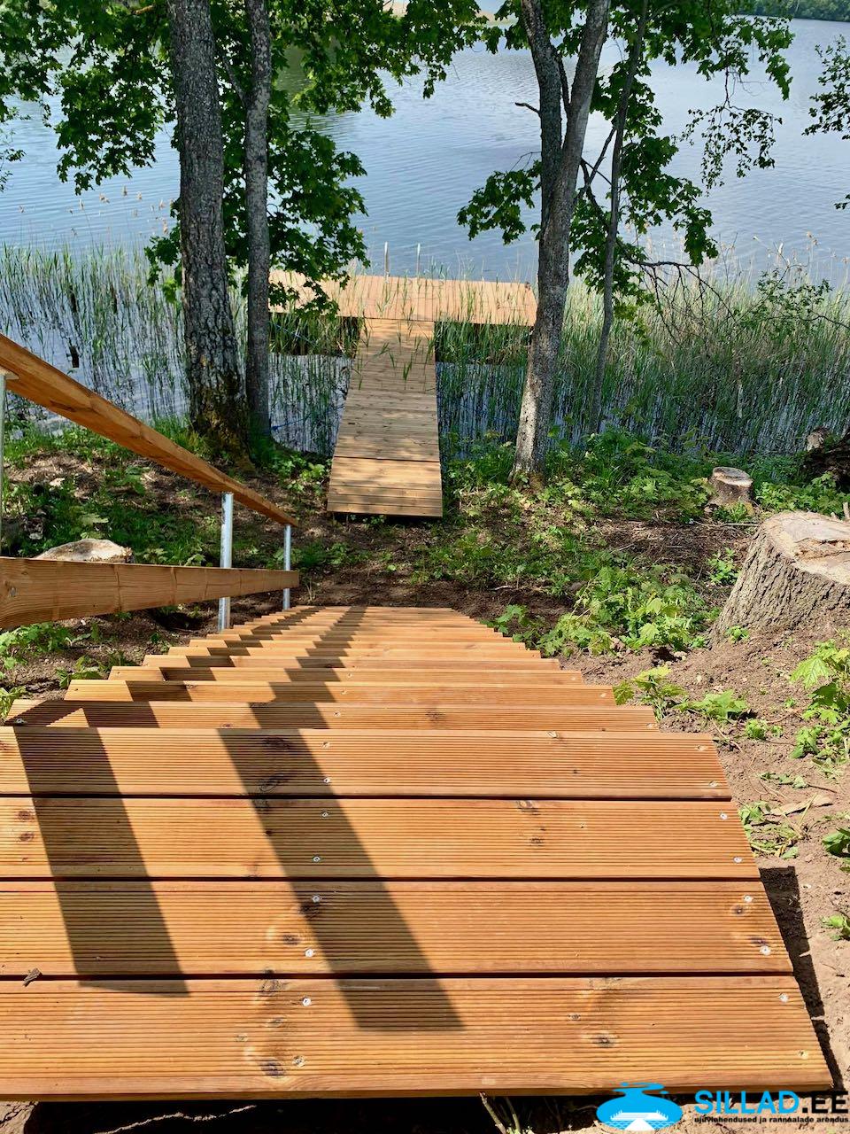 trepid, rannaalade arendus, platvorm, ujumissild, ujumisplatvorm